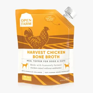 Open Farm Harvest Chicken Bone Broth for Dogs & Cats healthy cat food, premium dry cat food