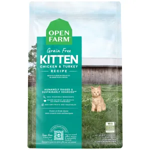 Open Farm Kitten Grain-Free Turkey & Chicken Cat Food organic cat food, holistic cat food