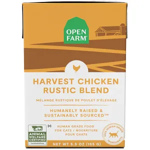 Open Farm Rustic Blend Harvest Chicken Canned Cat Food - 5.5oz organic cat food, holistic cat food