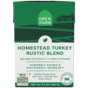 Open Farm Rustic Blend Homestead Turkey Canned Cat Food - 5.5oz organic cat food, holistic cat food
