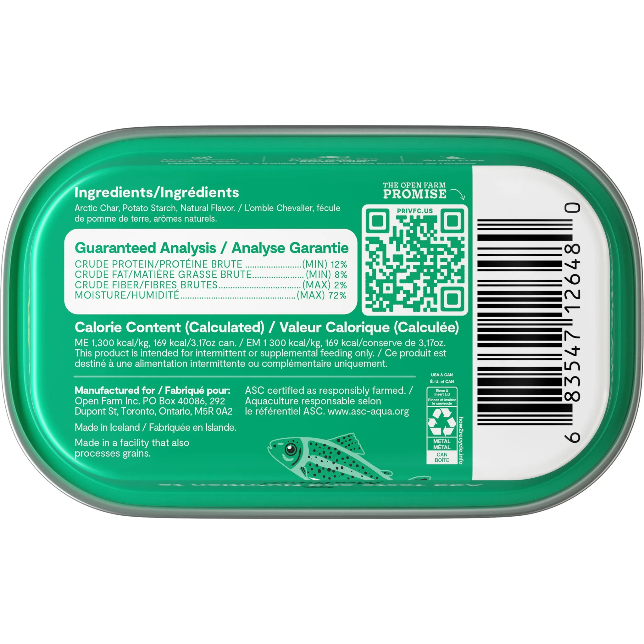 Open Farm Topper Arctic Char Cat Food