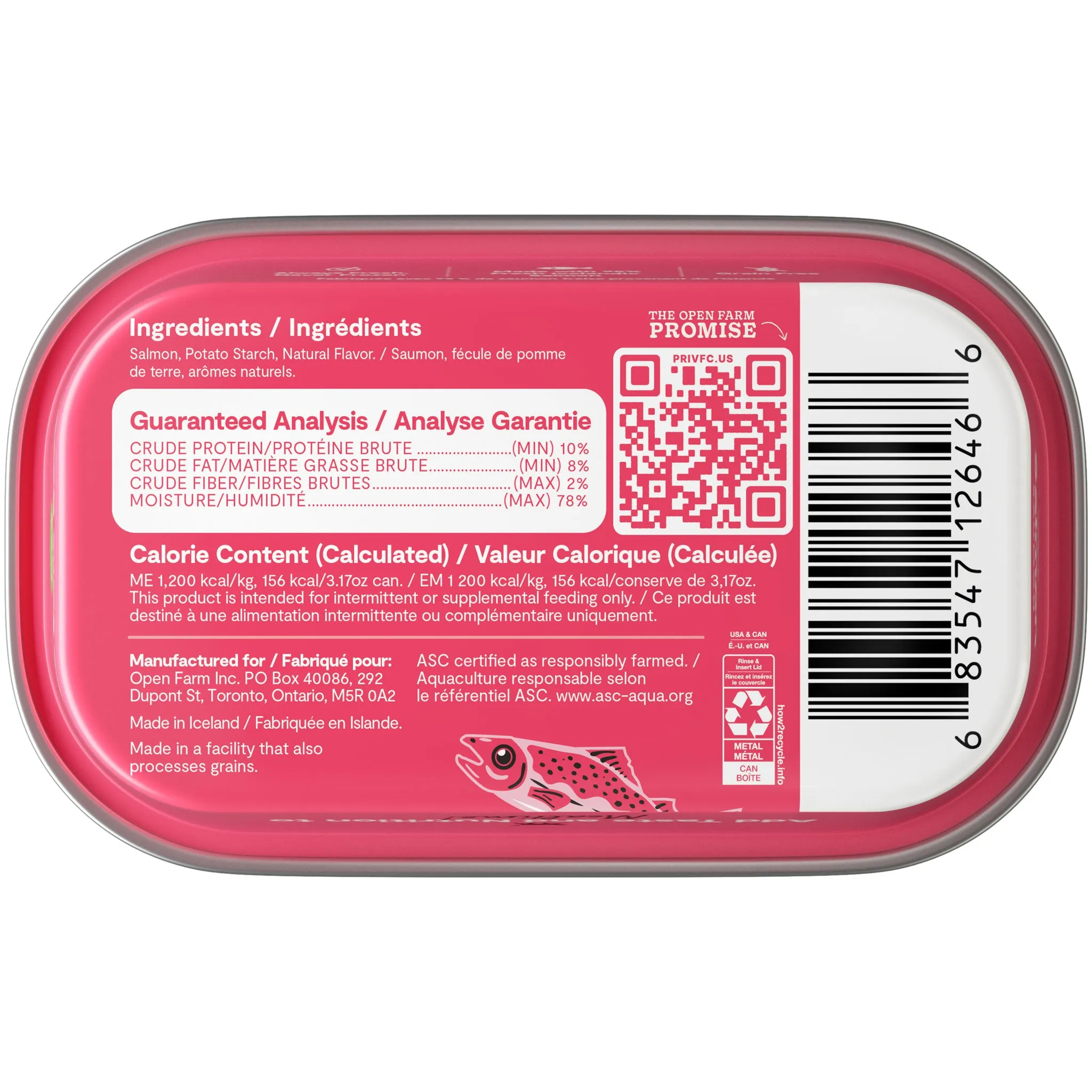 Open Farm Topper Salmon Cat Food
