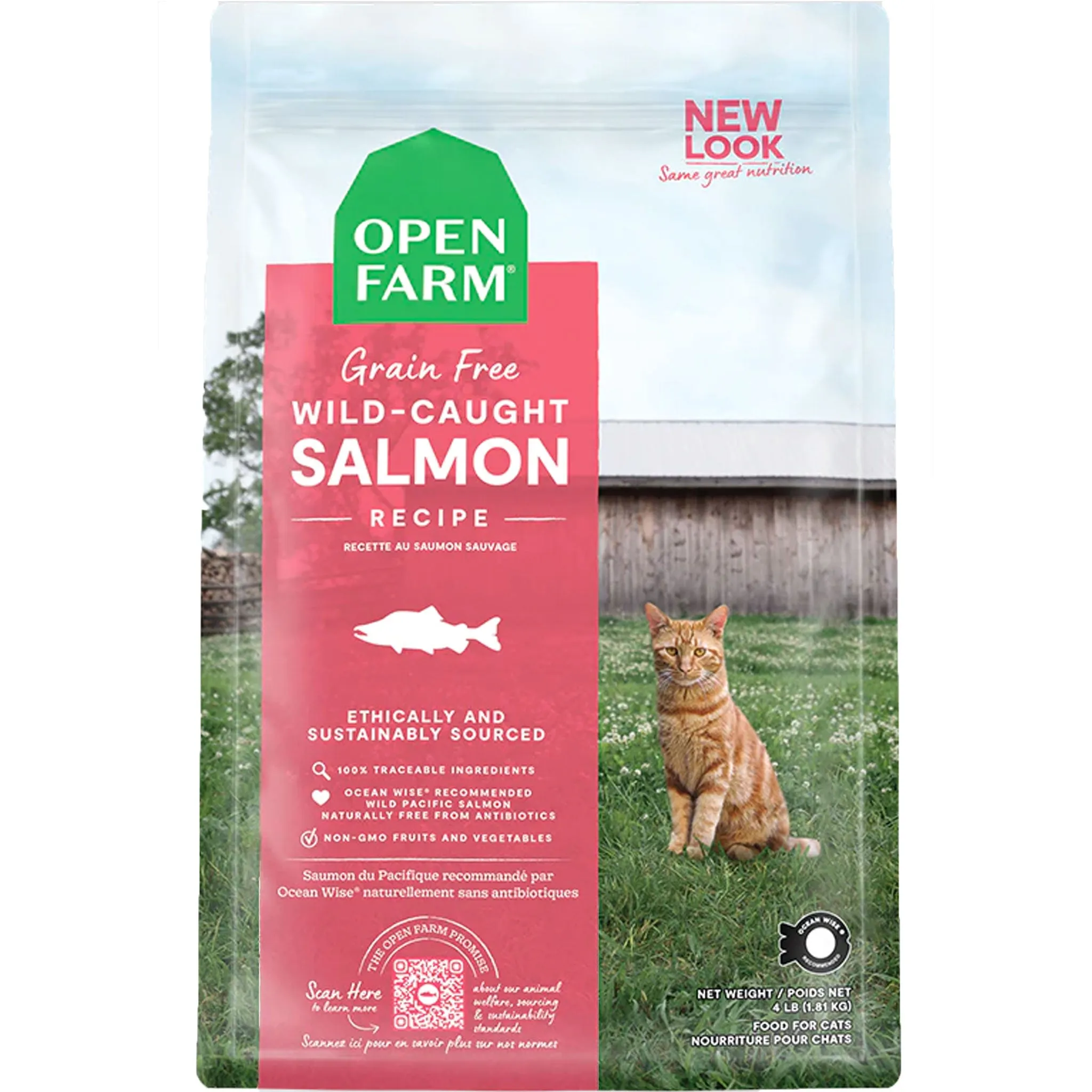 Open Farm Wild Caught Salmon Cat Food organic cat food, holistic cat food