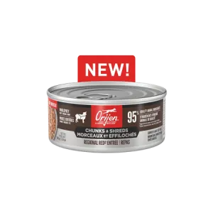 Orijen Cat Chunks & Shreds, Regional Red Entre adult cat food, best cat food for adults