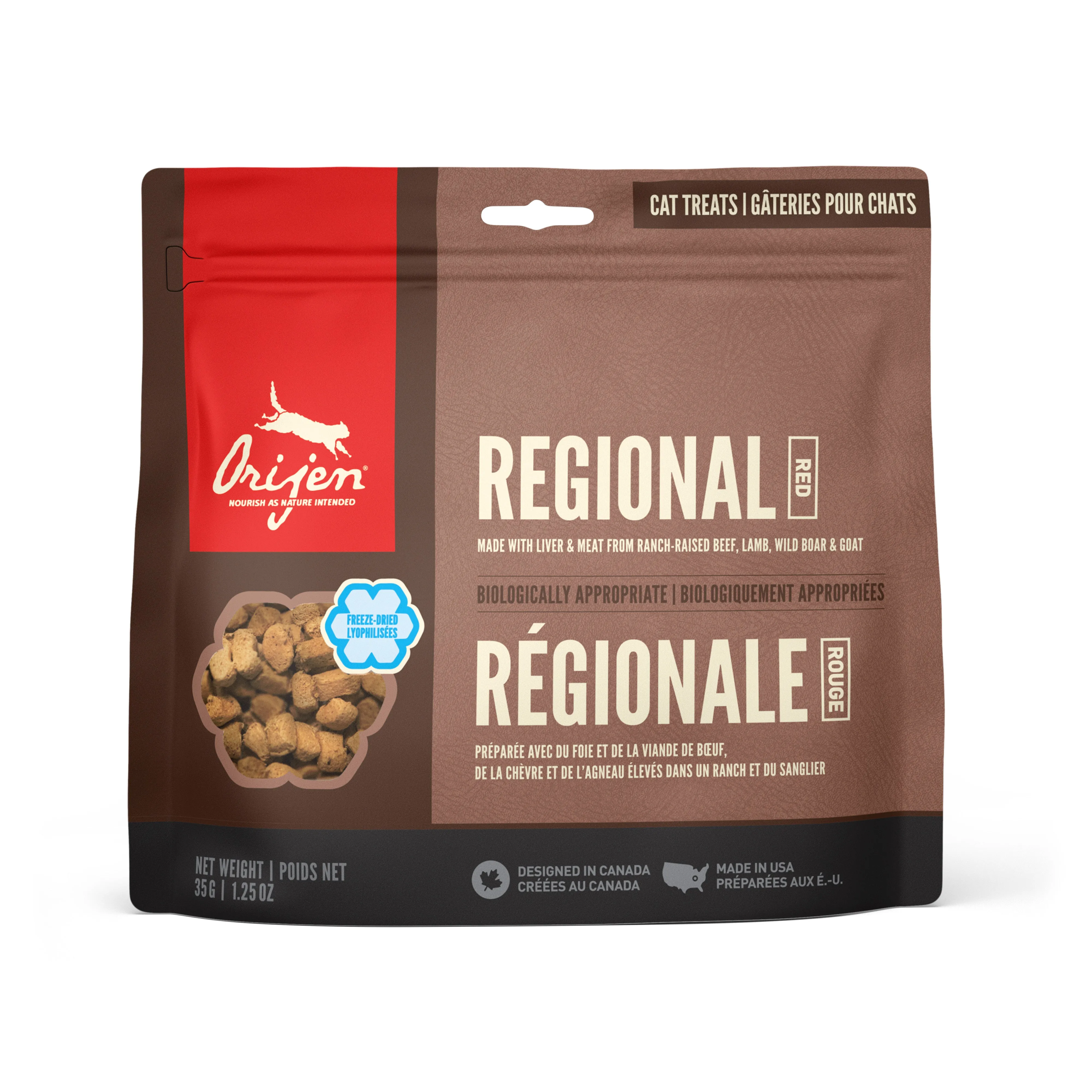 Orijen Cat Freeze-Dried Regional Red Treat cat treats, natural cat treats