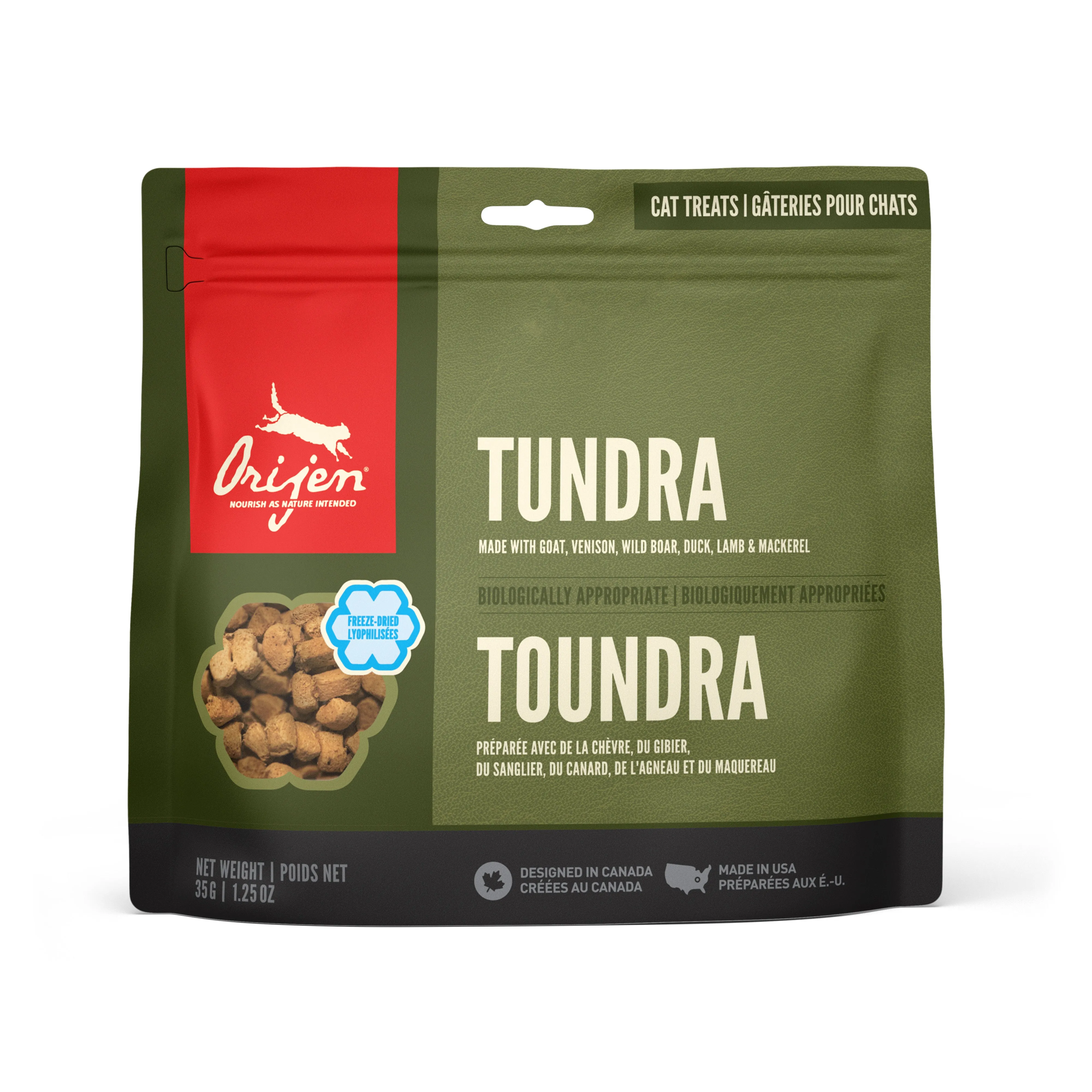 Orijen Cat Freeze-Dried Tundra Treat adult cat food, best cat food for adults