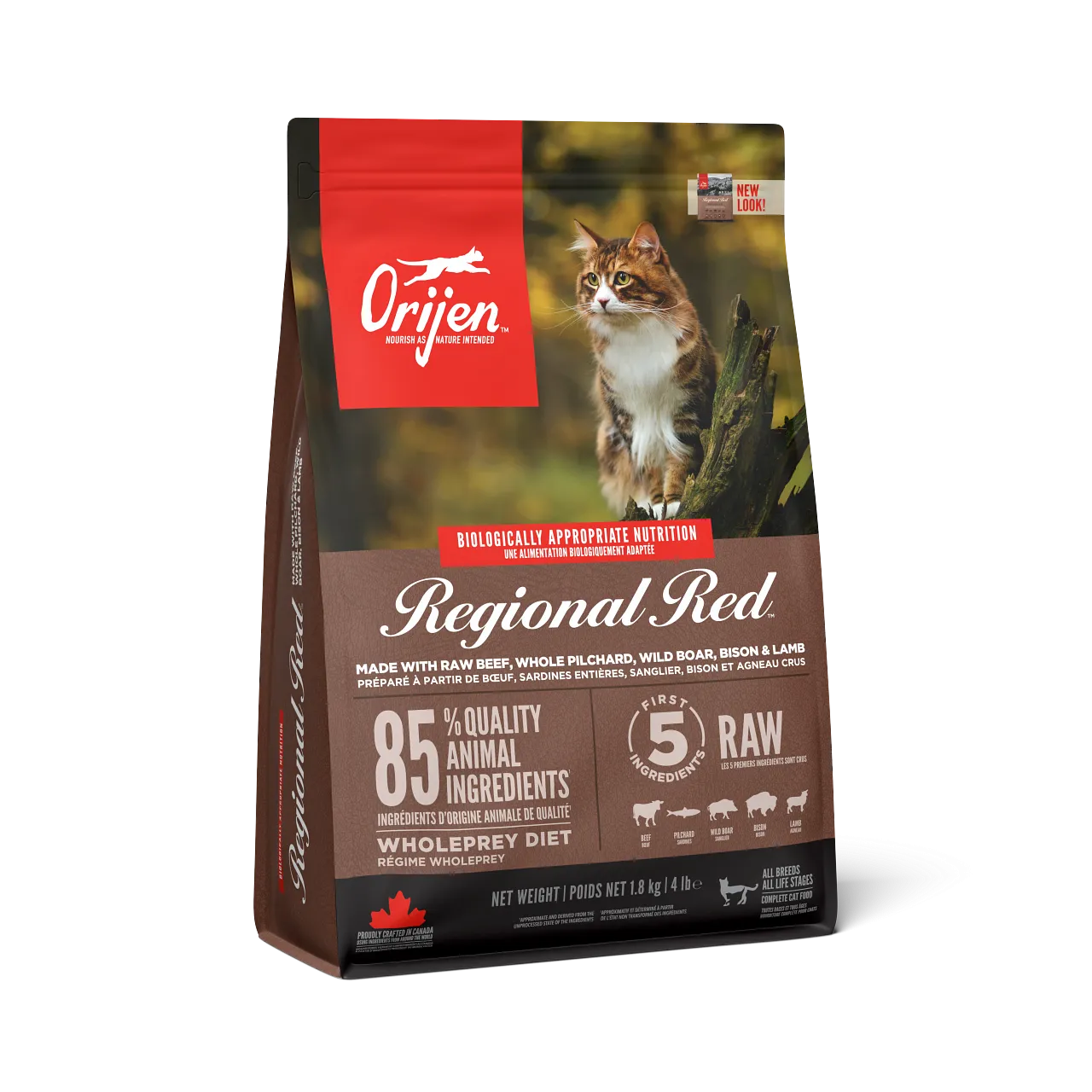 Orijen Cat Regional Red dry cat food, cat kibble