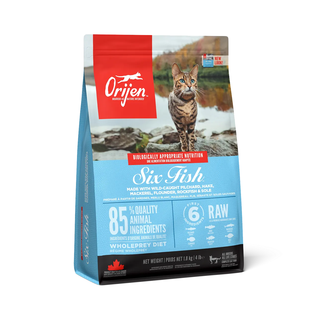 Orijen Cat Six Fish adult cat food, best cat food for adults