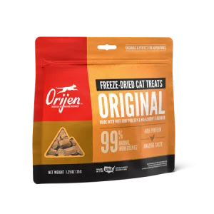 Orijen Freeze Dried Original Cat Treats freeze dried cat treats, single ingredient cat treats