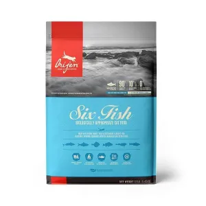 Orijen Grain Free Six Fish Dry Cat Food indoor dry cat food, healthy cat kibble
