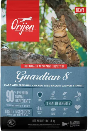 Orijen Guardian 8 Grain Free Dry Cat Food indoor dry cat food, healthy cat kibble