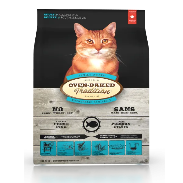 Oven-Baked Tradition Cat Adult Fish adult cat food, best cat food for adults