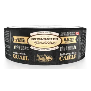 Oven-Baked Tradition Cat Adult Quail Pate 5.5oz dry cat food, cat kibble