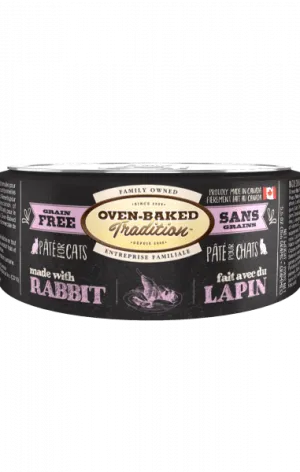 Oven-Baked Tradition Cat Adult Rabbit Pate 5.5oz dry cat food, cat kibble