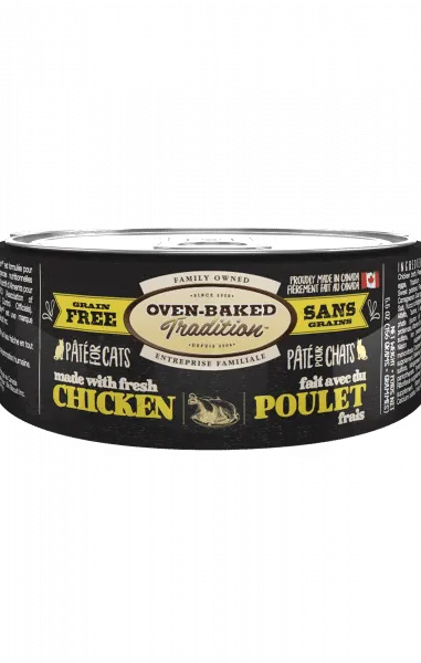 Oven-Baked Tradition Cat GF Adult Chicken Pate 5.5oz adult cat food, best cat food for adults