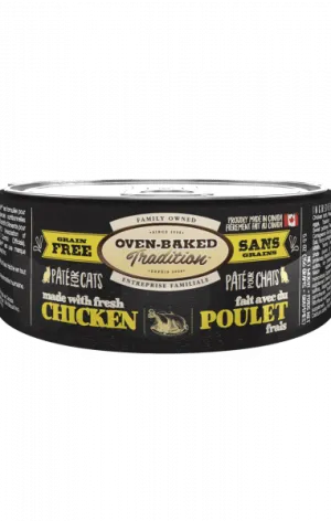 Oven-Baked Tradition Cat GF Adult Chicken Pate 5.5oz adult cat food, best cat food for adults