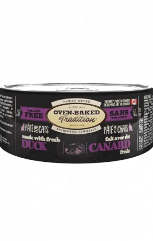 Oven-Baked Tradition Cat GF Adult Duck Pate 5.5oz adult cat food, best cat food for adults