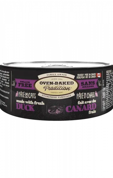 Oven-Baked Tradition Cat GF Adult Duck Pate 5.5oz dry cat food, cat kibble