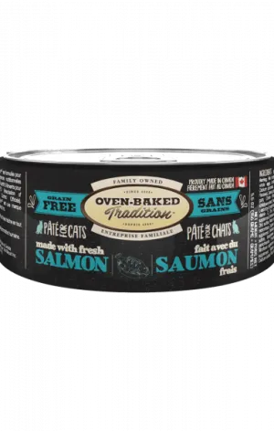 Oven-Baked Tradition Cat GF Adult Salmon Pate 5.5oz adult cat food, best cat food for adults