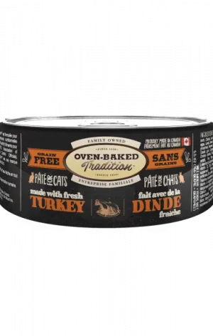 Oven-Baked Tradition Cat GF Adult Turkey Pate 5.5oz adult cat food, best cat food for adults