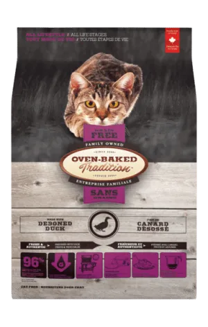 Oven-Baked Tradition Cat Grain Free Duck dry cat food, cat kibble