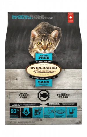 Oven-Baked Tradition Cat Grain Free Fish dry cat food, cat kibble