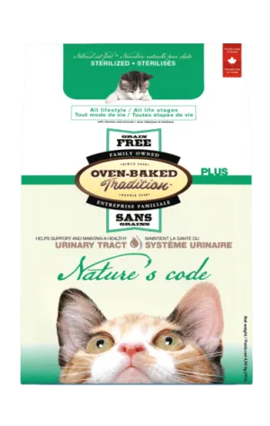 Oven-Baked Tradition Cat Nature's Code Urinary Tract adult cat food, best cat food for adults