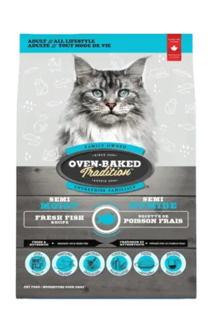Oven-Baked Tradition Cat Semi-Moist Fish 5 lb adult cat food, best cat food for adults