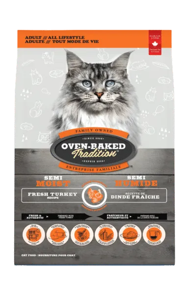Oven-Baked Tradition Cat Semi-Moist Turkey 5 lb dry cat food, cat kibble