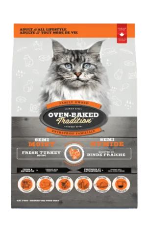 Oven-Baked Tradition Cat Semi-Moist Turkey 5 lb dry cat food, cat kibble