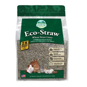Oxbow Animal Health EcoStraw Litter clumping cat litter, odor control litter