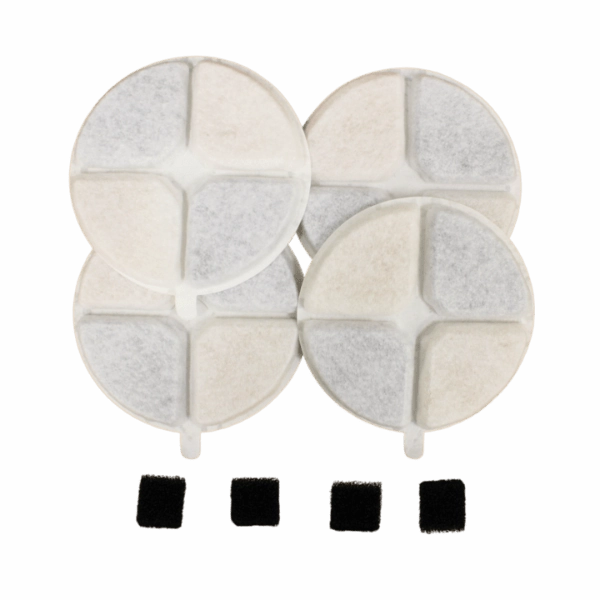 PATPET Replacement Filters & Foam Filters 4-Pack