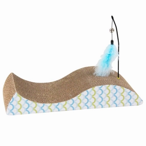 Pawise Cat Scratcher Fish 48cm x 22cm x 8.5cm cat collar set,pet leash set