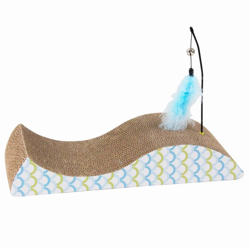 Pawise Cat Scratcher Fish 48cm x 22cm x 8.5cm cat collar set,pet leash set
