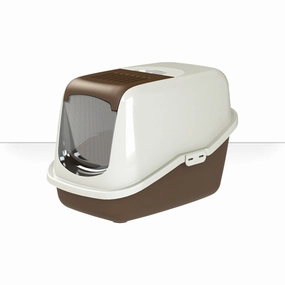 Pee Wee EcoHUS Brown/Ivory cat litter box,cat cage