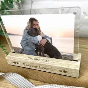 Personalised Forever Loved Pet Photo Frame poultry halters,bird leash