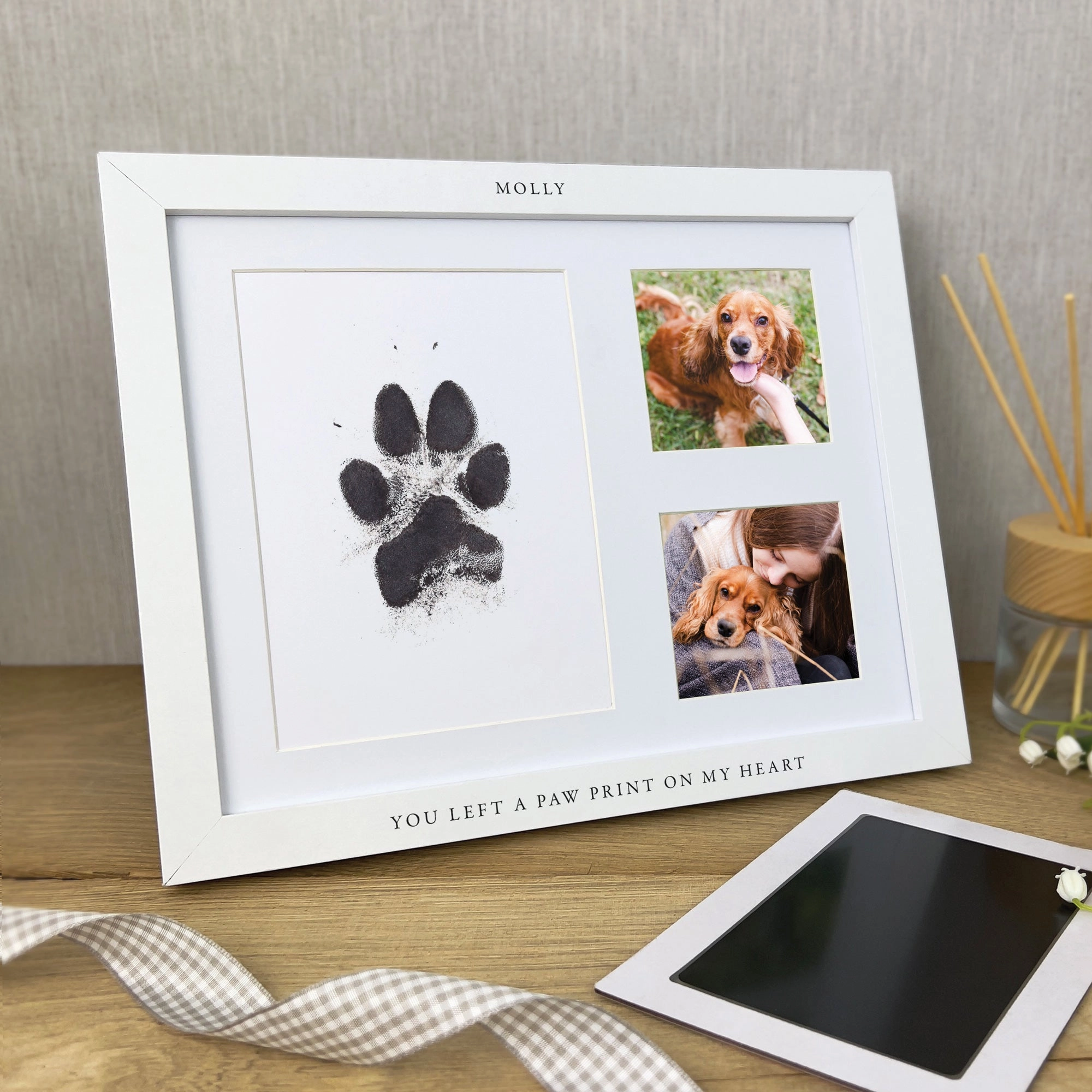 Personalised Paw Print Ink Keepsake Photo Frame Kit poultry halters,bird leash