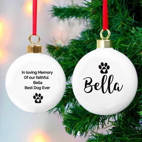 Personalised Pet Ceramic Bauble poultry halters,bird leash