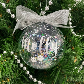 Personalised Sparkle Pet Bauble poultry halters,bird leash