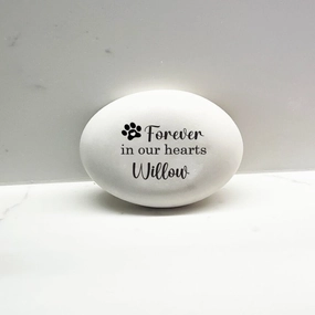 Personalized Dog Memorial Stone - Forever in our hearts