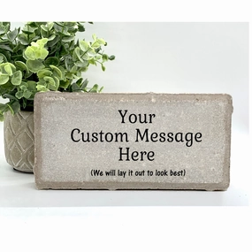 Personalized Stone - Choice of Stone with your custom message on it. show poultry,grooming poultry