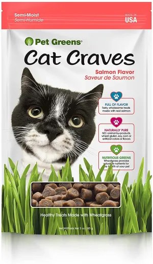 Pet Greens Cat Craves Salmon Flavor cat treats, soft cat treats