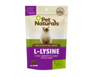 Pet Naturals L-Lysine Cat Chews soft cat treats, chewy cat snacks