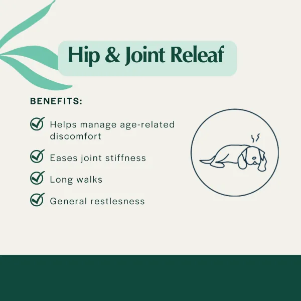 Pet Releaf Hip & Joint Releaf 300mg Hemp Oil for Dogs & Cats
