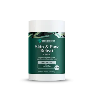 Pet Releaf Skin & Paw Releaf Topical for Dogs & Cats multivitamin for cats, daily cat supplements
