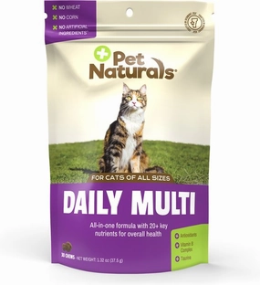 Pet Naturals Daily Multi Vitamin Chews Supplement for Cats multivitamin for cats, daily cat supplements