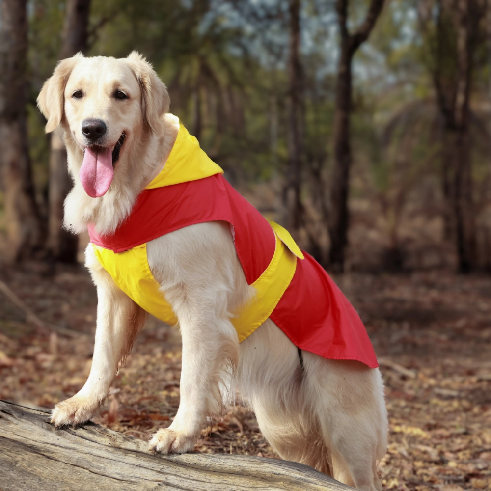 Pet Set Go Splash Waterproof Raincoat for Dogs (Red/Yellow)