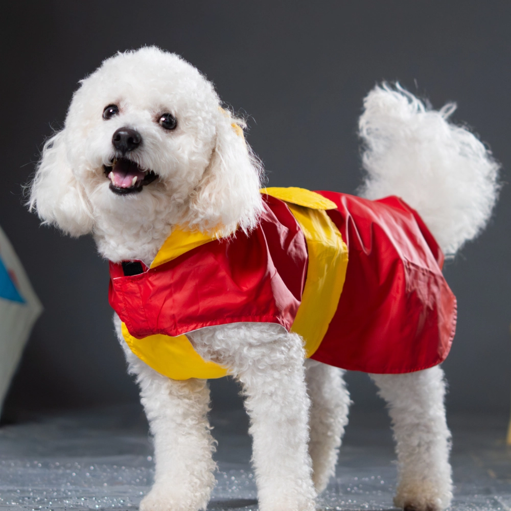 Pet Set Go Splash Waterproof Raincoat for Dogs (Red/Yellow)