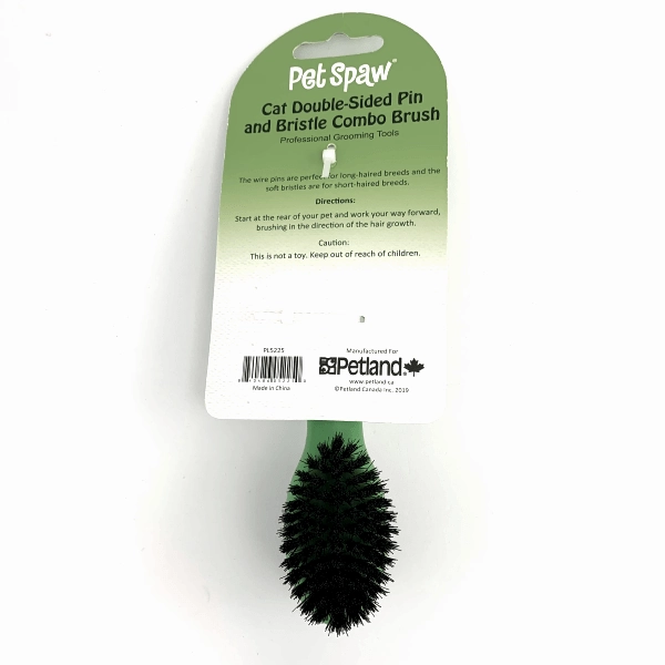 Pet Spaw Cat Double-Sided Pin & Bristle Combo Brush