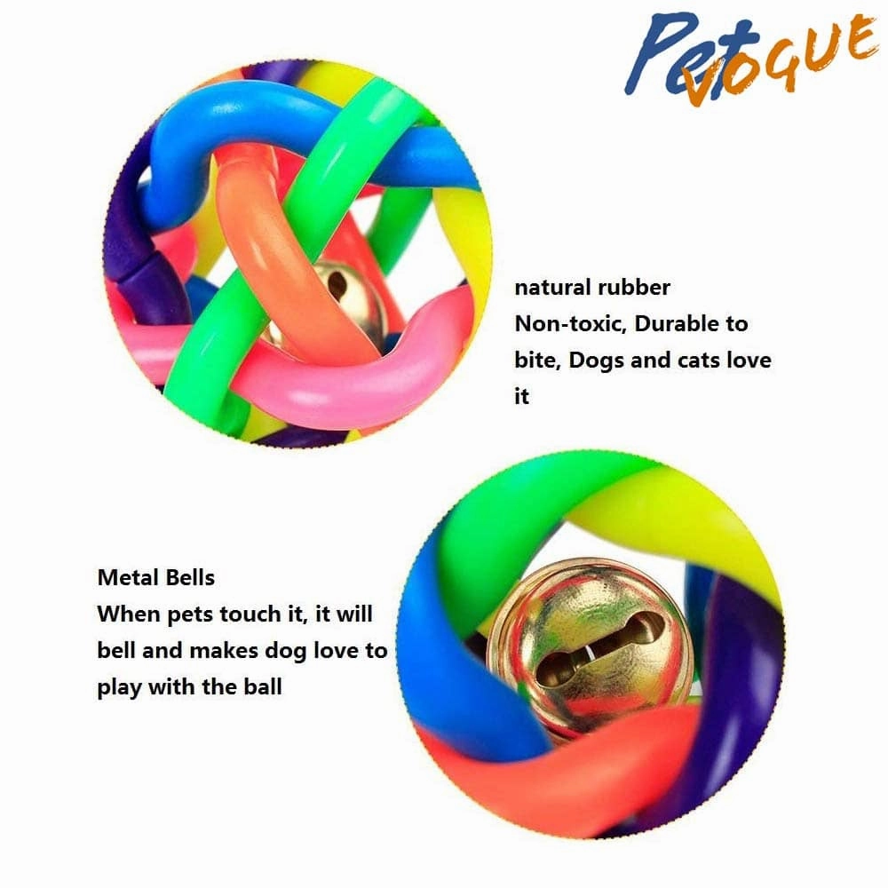Pet Vogue Bouncy Rubber Ball for Dogs & Cats | For Medium Chewers